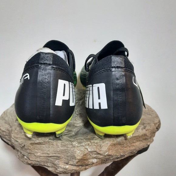 NEW PUMA Men\'s Ultra 3.2 FG/AG Soccer Cleats 106300-02 Black Green Size 11.5 main image 6